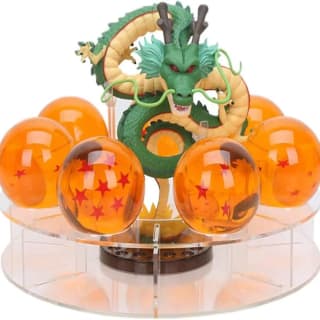 Figura Shenlong con bolas de cristal y estante por 18.79€