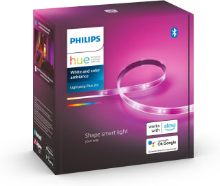 Philips Hue Lightstrip + basis 2 meter Wit en gekleurd licht voor €31,74 bij Amazon