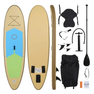Opblaasbaar supboard - taupe 320 x 83 x 15 cm voor €129 bij de Action