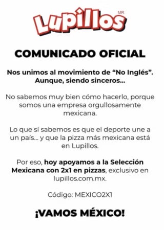 Pizzas al 2x1 | Cupón Lupillos Pizzas