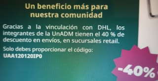 Cupón DHL: 40% de Ahorro para Estudiantes de UnADM