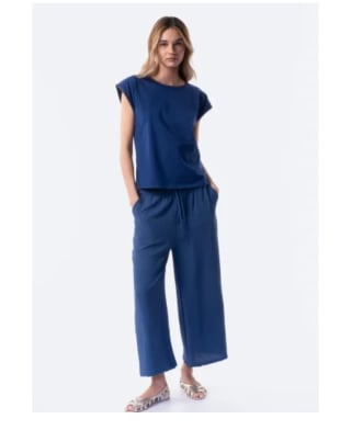 Pantalón largo fluido liso de mujer TEX por 7.99€.