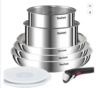Batterie de cuisine Tefal Ingenio Emotion L8968S04 - 8 pièces à 79€