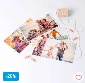 20% korting op fotoafdrukken bij Smartphoto