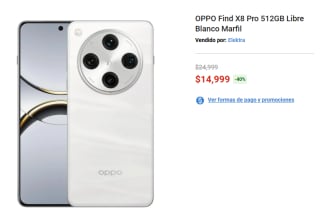 OPPO Find X8 Pro 512GB Libre por $14,999 | Oferta Elektra