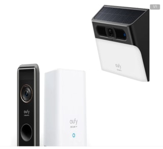 Video Doorbell S330 + Solar Wall Light Cam S120 voor €200,99 dmv code bij Eufy