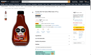 Salsa BBQ Franks Red Hot Spice 575g por $31 | Oferta Amazon