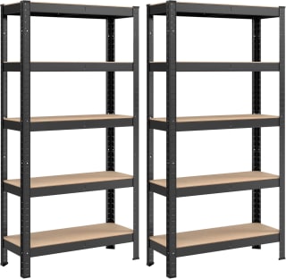 SONGMICS 5-Tier Shelving Unit, Load Capacity 650 kg, 30 x 75 x 150 cm