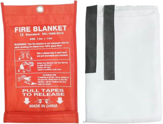 Ram® Large 1M X 1M Fire Blanket With Loops for £4.21