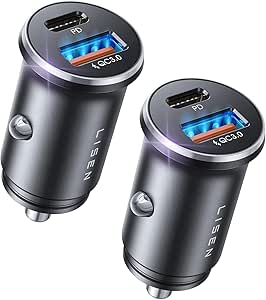 Cargador Auto LISEN 54W Dual USB-C por $148 | Amazon