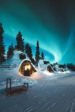 Retourvlucht Düsseldorf - Rovaniemi vanaf €136 bij Google