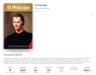 El Príncipe de Nicolas Maquiavelo Gratis en Apple Books