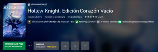Hollow Knight: Edición Corazón Vacío y Silksong en Oferta | Xbox Store