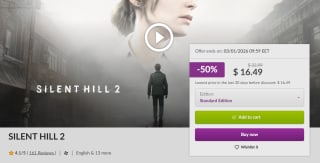 Silent Hill 2 por $288 | GOG (VPN Ucrania)