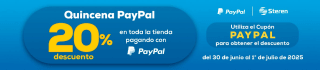 Cupón Steren: 20% de descuento con PayPal