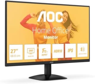 AOC Q27B35E Monitor 27 Pulgadas 75Hz Panel IPS, 4ms GtG, HDR10, (2560x1440 HDMI 1x 1.