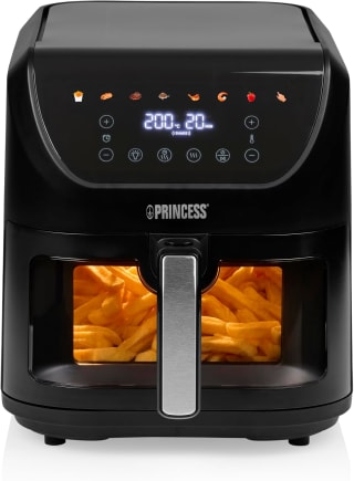 Princess SlimFry Airfryer, 8L Capacidad, 2000W, 8 Programas, Pantalla Táctil por 65€