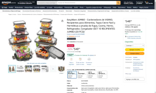 EasyWare JUMBO 20 Piezas por $549 | Oferta Amazon