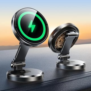 MagSafe Autotelefoonhouder met Draadloos Opladen 15W en 360° Rotatie