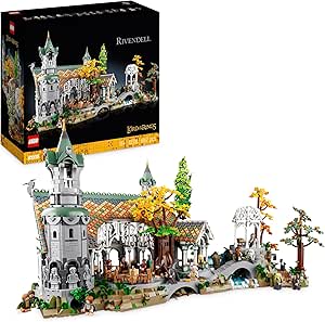 Jeu de construction LEGO Icons 10316 Le Seigneur des Anneaux : Fondcombe à 424,99€