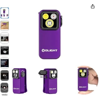Lampe de poche à clip Olight Oclip Pro (Vendeurs Tiers) à 38,36€
