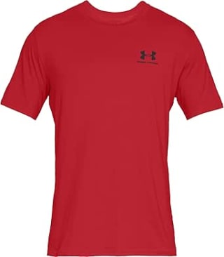 Under Armour Ua Sportstyle Lc Ss Camiseta, Rojo, L Hombre por 10€