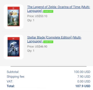 2 Juegos por solo $100 USD en Play-asia