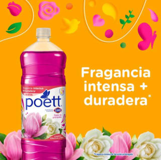 Limpiador de Pisos Poett Flores de Primavera 1.8 L por $2.890