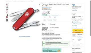 Navaja Victorinox 7 Funciones por $449 | Oferta Amazon