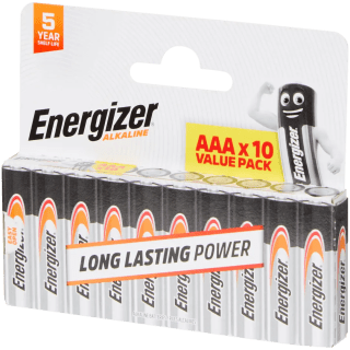 Lot de 10 Piles Energizer AAA à 2,49€