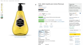 Grisi, Jabón Líquido para manos Maracuyá (480 ml) por $54 en Amazon