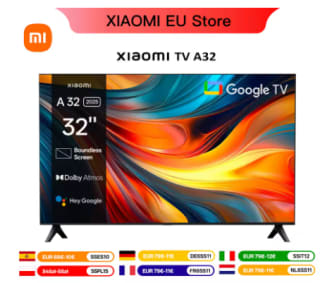 TV 32" Xiaomi TV A 32 à 154,44€