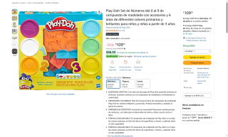 Set de Números 0-9 Play-Doh por $109 | Oferta Amazon