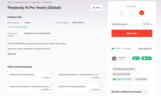 Perplexity AI PRO Anual por $240 | G2G