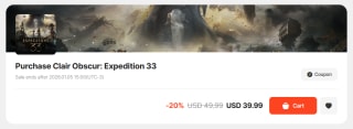 Clair Obscur: Expedition 33 por $216 | Oferta STOVE