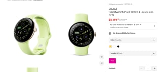 Smartwatch Google Pixel Watch 41 mm por $5,199 | Oferta Suburbia