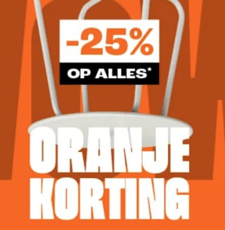 25% korting op alles bij Kwantum