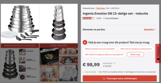 Ingenio Emotion ON 13-delige set voor 98,99 euro