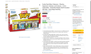 Funko Pop! Pokémon Pack 4 figuras por $216 | Oferta Amazon