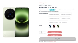 VIVO X300 Ultra 256GB por $23,039 | Miphone (SPEI)