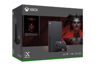 Console Microsoft Xbox Series X noire + Diablo IV à 430,99€
