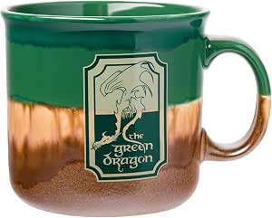 Taza Silver Buffalo Lord of the Rings The Green Dragon por $298 en Amazon