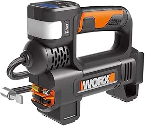 WORX WX092.9 Cordless Inflator 18V 4-in-1 | 150 PSI | Digital LED Gauge | Auto Stop