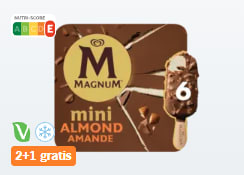 2+1 gratis op Magnum bij Albert Heijn