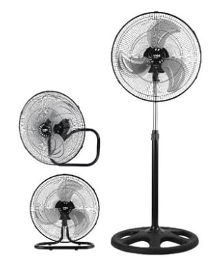 Ventilador de pedestal 3 en 1 Vios Home 18" por $345 en Soriana