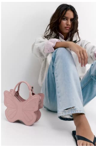 Bolso de mano mariposa por 9.99€