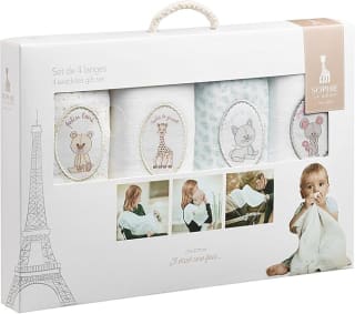 Sophie la Girafe 850724 set 4 muselinas 0m+ por 13.32€