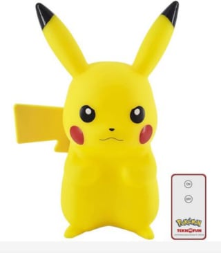 Lampe LED Pokémon Pikachu Avec Télécommande à 5,99€