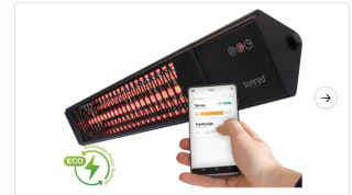 Sunred Smart Heater Triangle Dark Wall (2500 W) voor €99,95 bij iBOOD