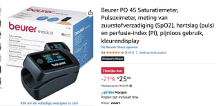 Beurer PO 45 Pulsoximeter voor €34,95 bij Amazon